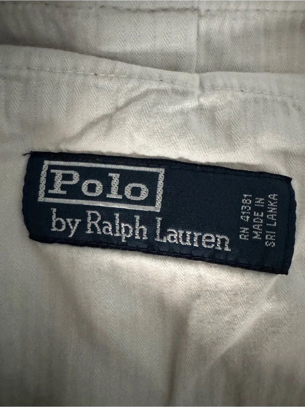 Ralph Lauren Blue and White Gingham Flat-Front Shorts